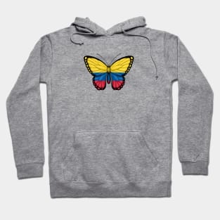 Colombian Flag Butterfly Hoodie